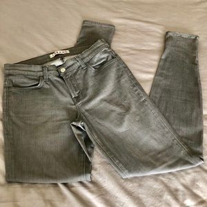 J. Brand Gray Skinny Jeans in Gotham